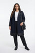 256729999 Shiny Lurex Oversized Coat - Brown Loft
