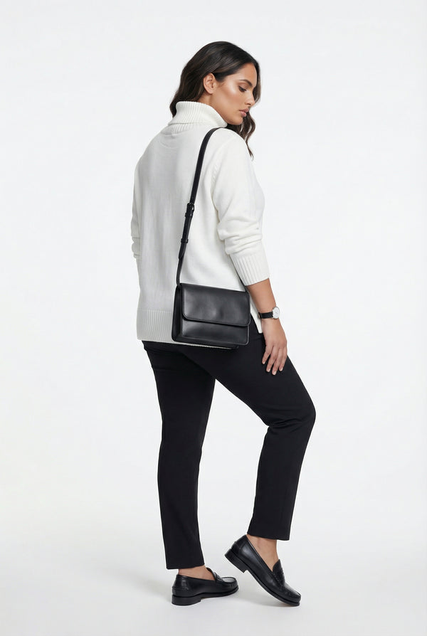 23662 Collo Oversized Sweater Top