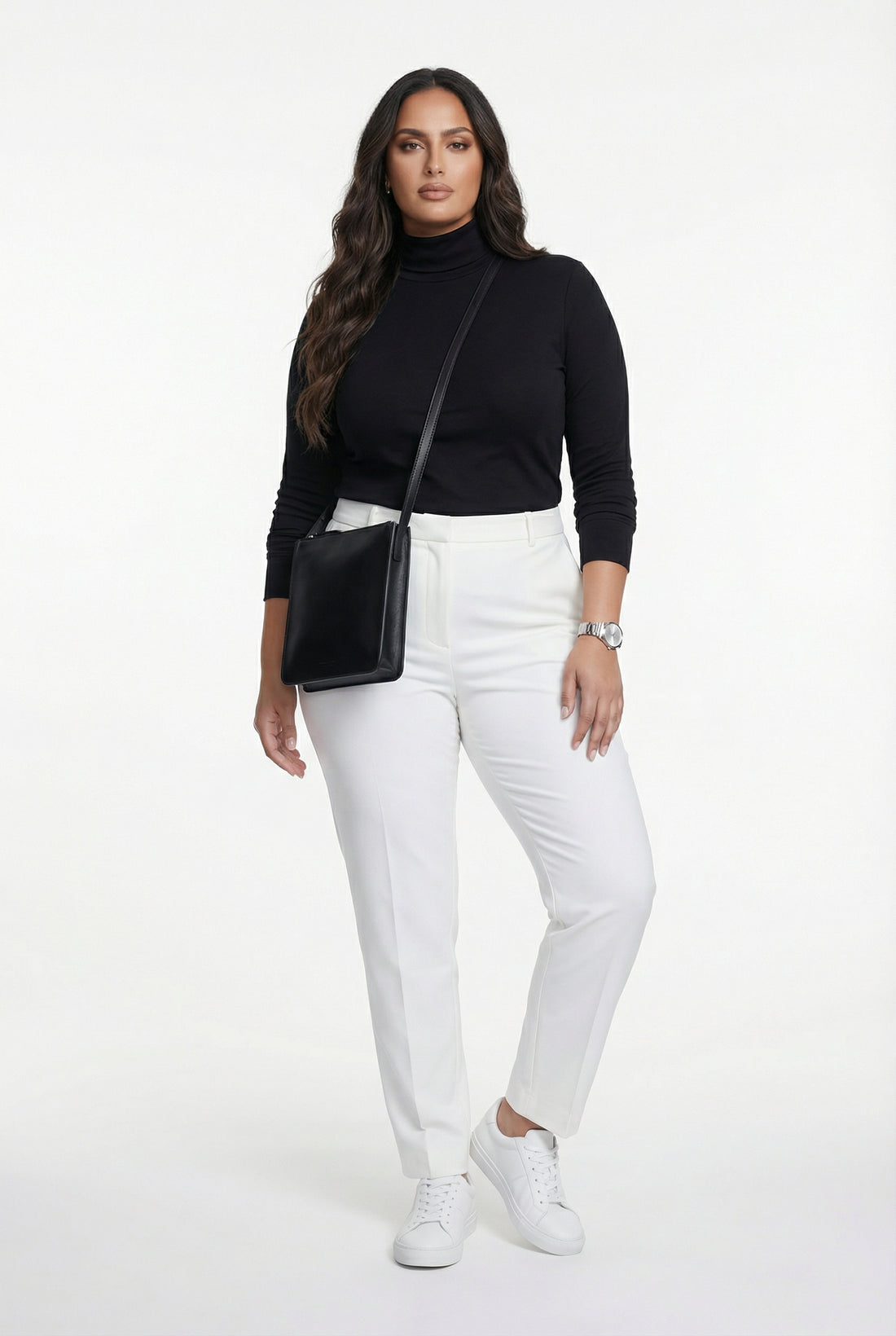 23662 Collo Oversized Sweater Top - Brown Loft
