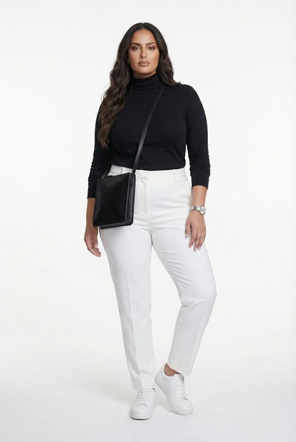 23662 Collo Oversized Sweater Top - Brown Loft