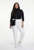 23662 Collo Oversized Sweater Top - Brown Loft