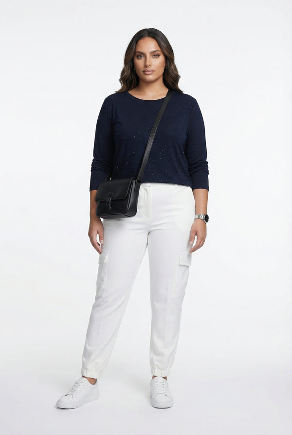 25532 Cargo  High Waist Cargo Pants بنطال كارجو بخصر عالٍ