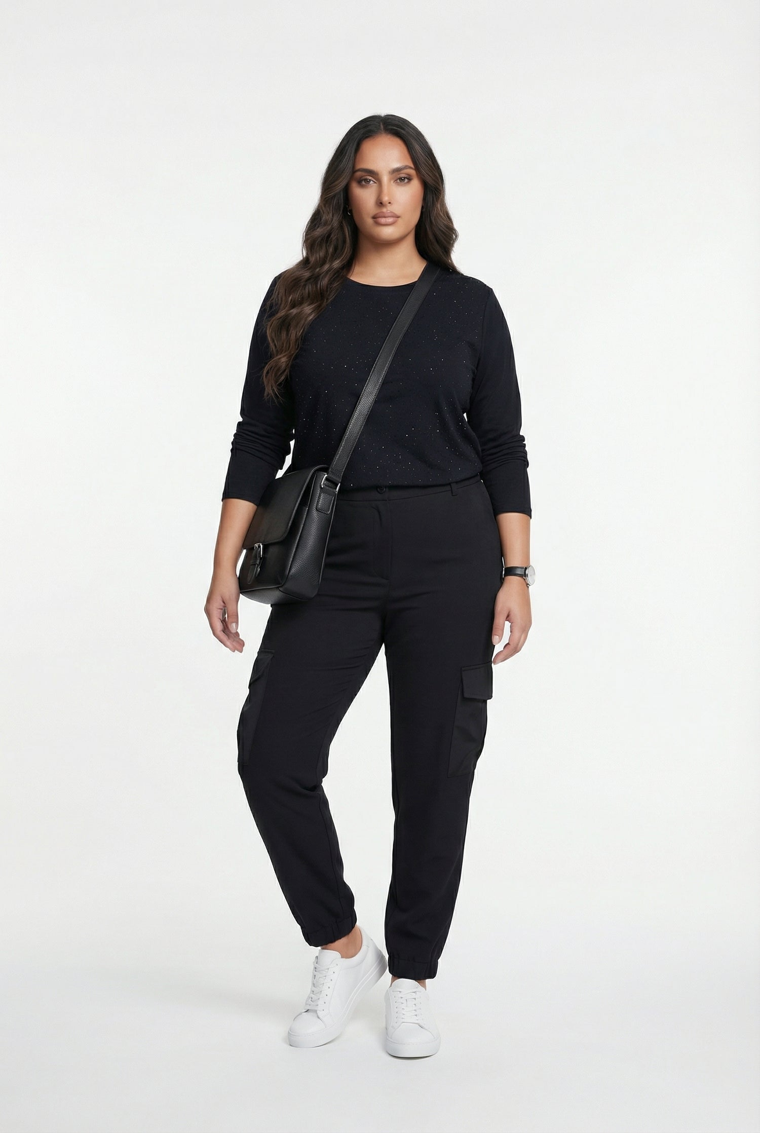 25532 Cargo High Waist Cargo Pants - Brown Loft