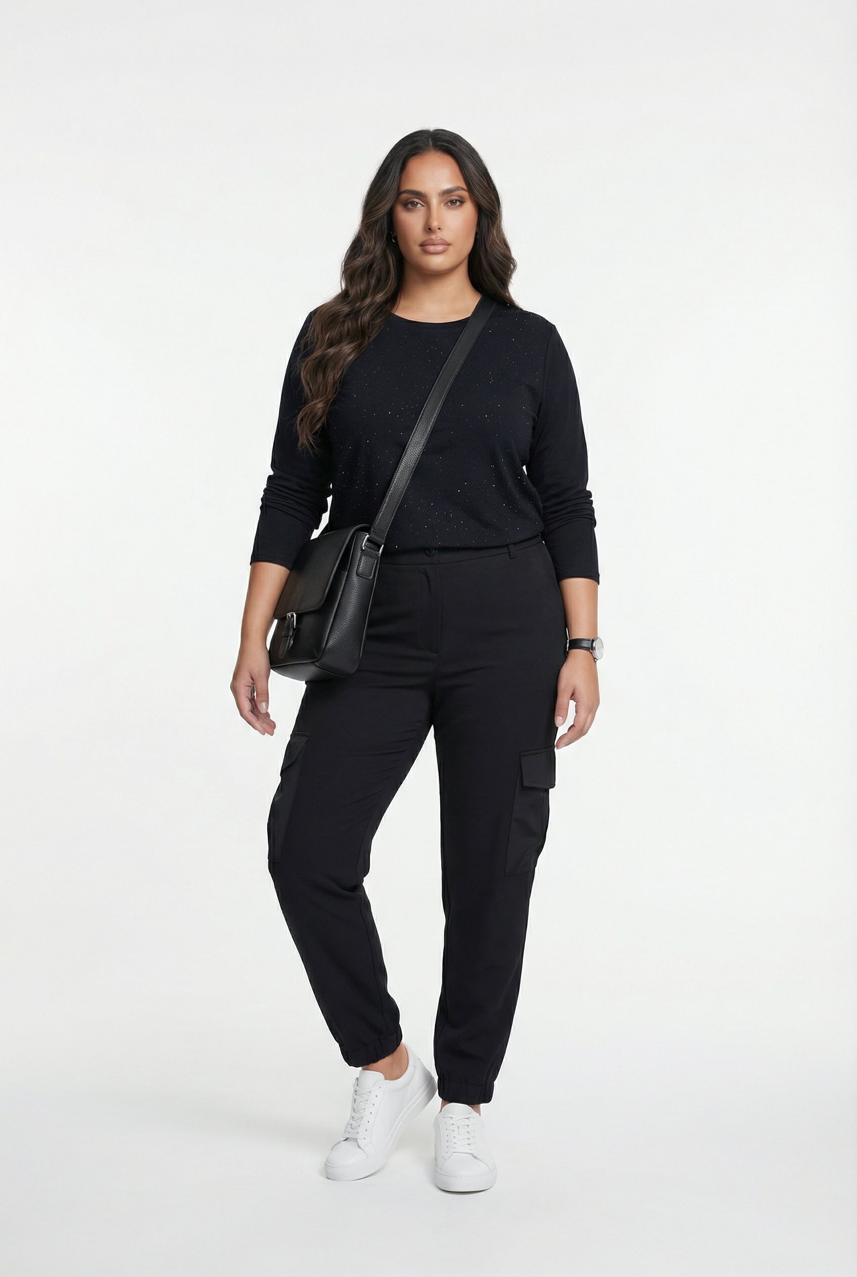 25532 Cargo High Waist Cargo Pants - Brown Loft