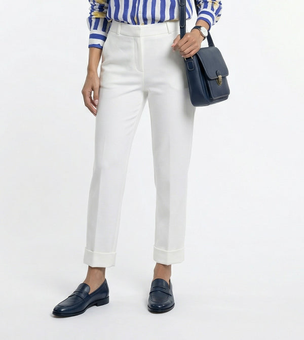 33222 Straight Leg Stretchable Pants بنطال رياضي بقصة مستقيمة