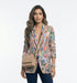 33555 California Print Sequins Jacket - Brown Loft