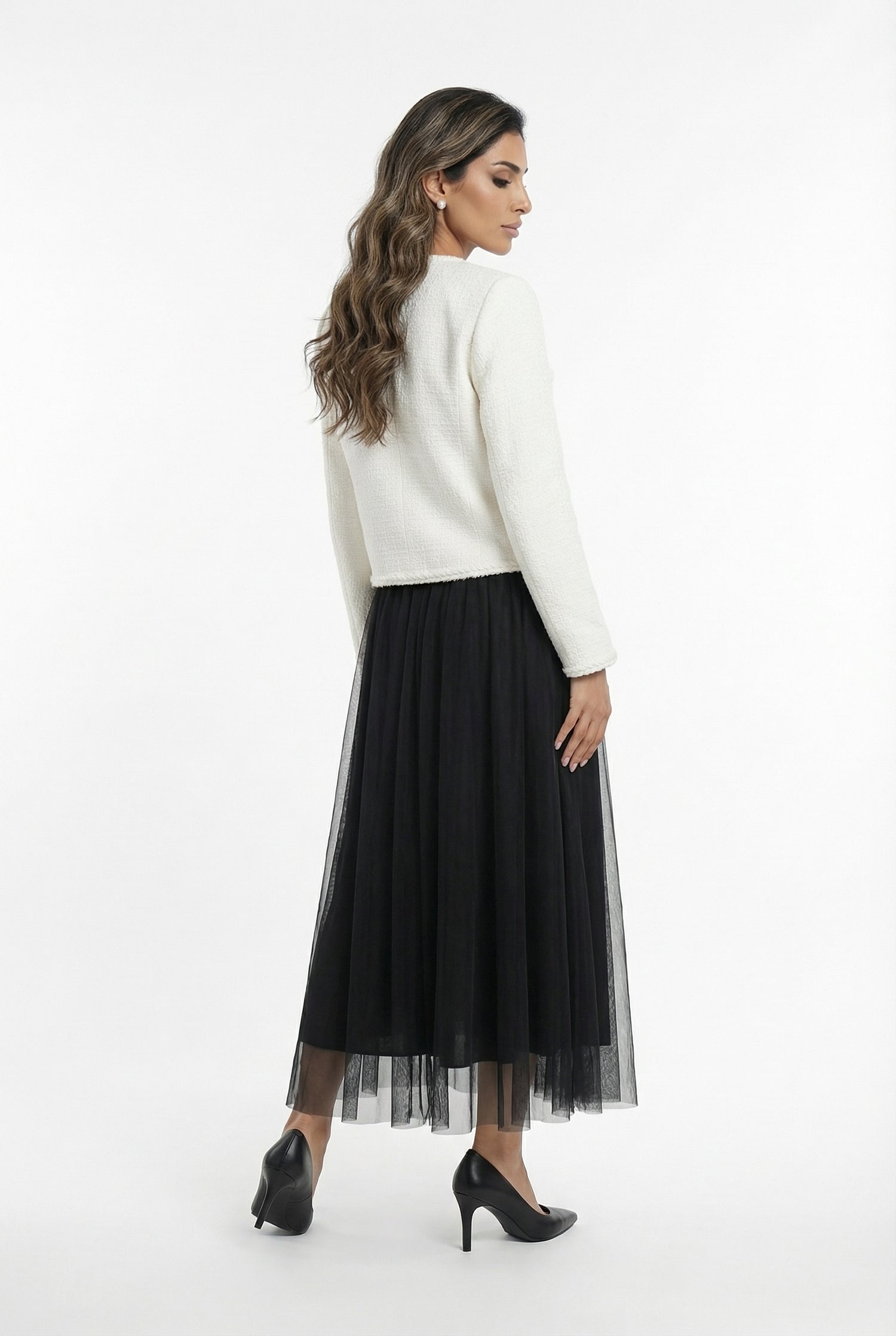 08562-1 Tweed Knit Jacket