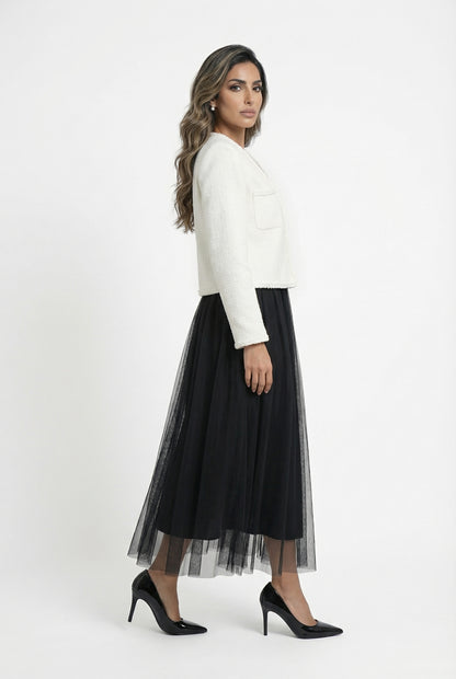 08562-1 Tweed Knit Jacket