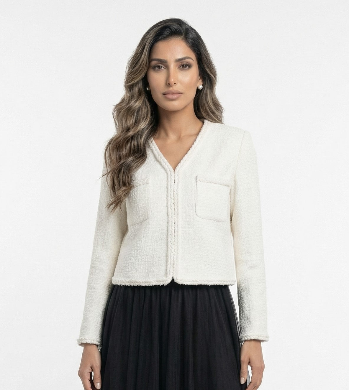 08562-1 Tweed Knit Jacket