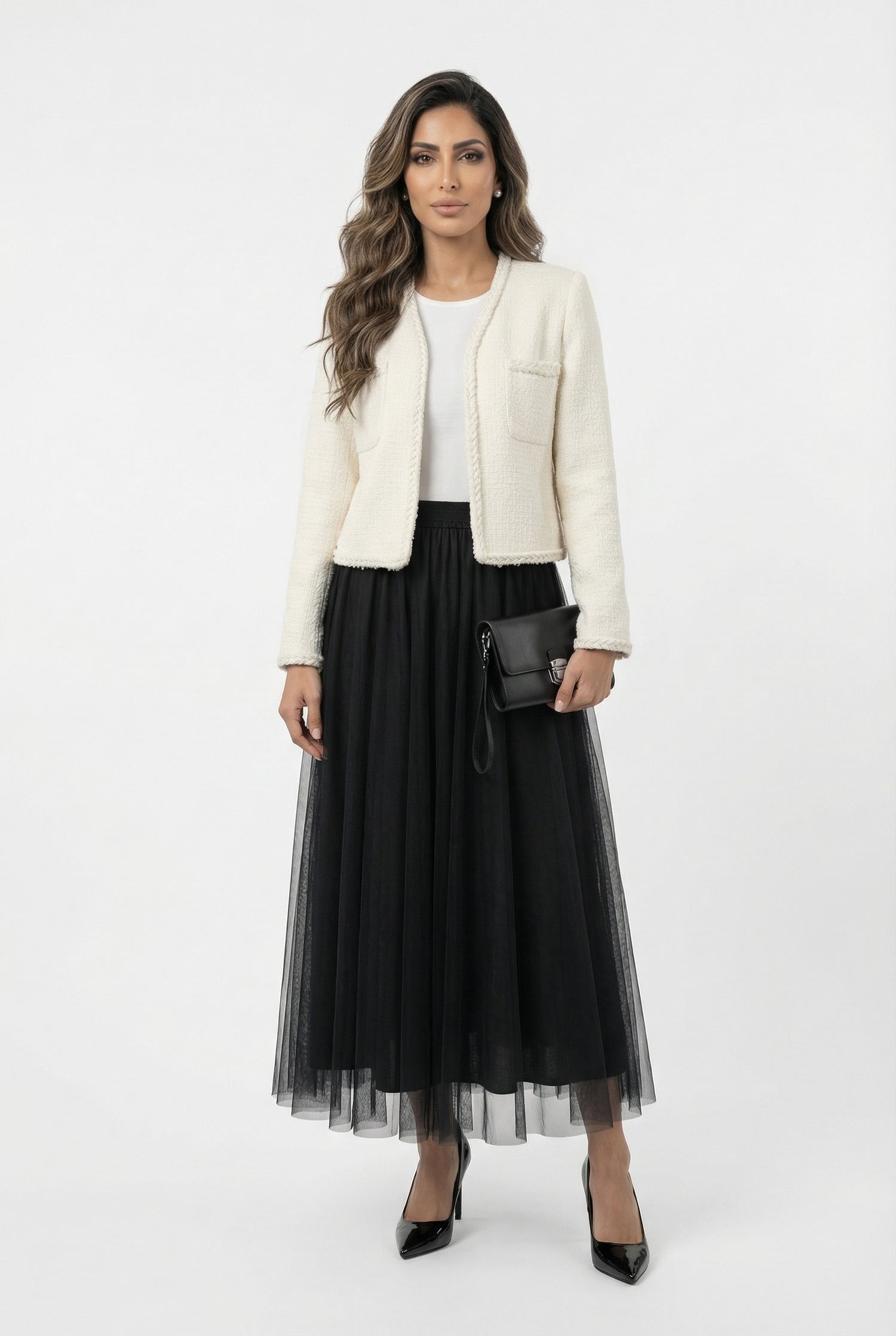 08562-1 Tweed Knit Jacket