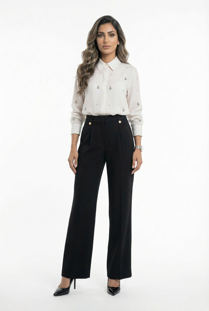 MS2615019 Oversized Shirt قميص واسع - Brown Loft