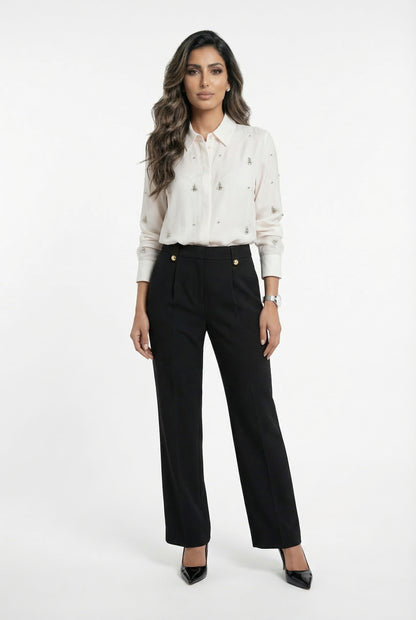 MS2615019 Oversized Shirt قميص واسع - Brown Loft