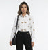 LS2615059 Leopard Print Poplin Shirt قميص بوبلين بطبعة النمر - Brown Loft