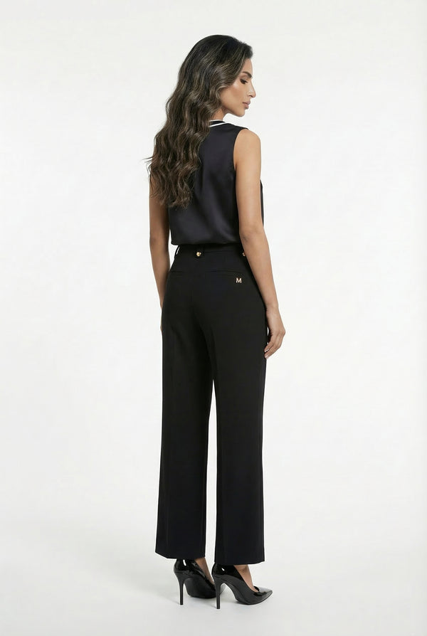 LS2615056 Sleeveless Satin Top