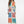33656 Patchwork Print Long Dress فستان طويل مطبوع بنقشة مرقعة