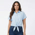 8501.3047 Oversized Cotton Poplin Shirt قميص قطني بوبلين واسع - Brown Loft