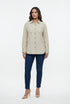 8501.3053  Oversized Long Back Linen Shirt قميص كتان واسع بظهر طويل - Brown Loft