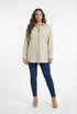 8501.3053  Oversized Long Back Linen Shirt قميص كتان واسع بظهر طويل - Brown Loft