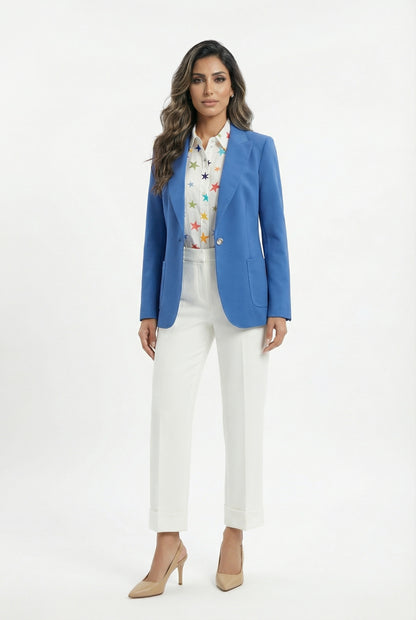 33332 Classic Lapel Jacket - Brown Loft
