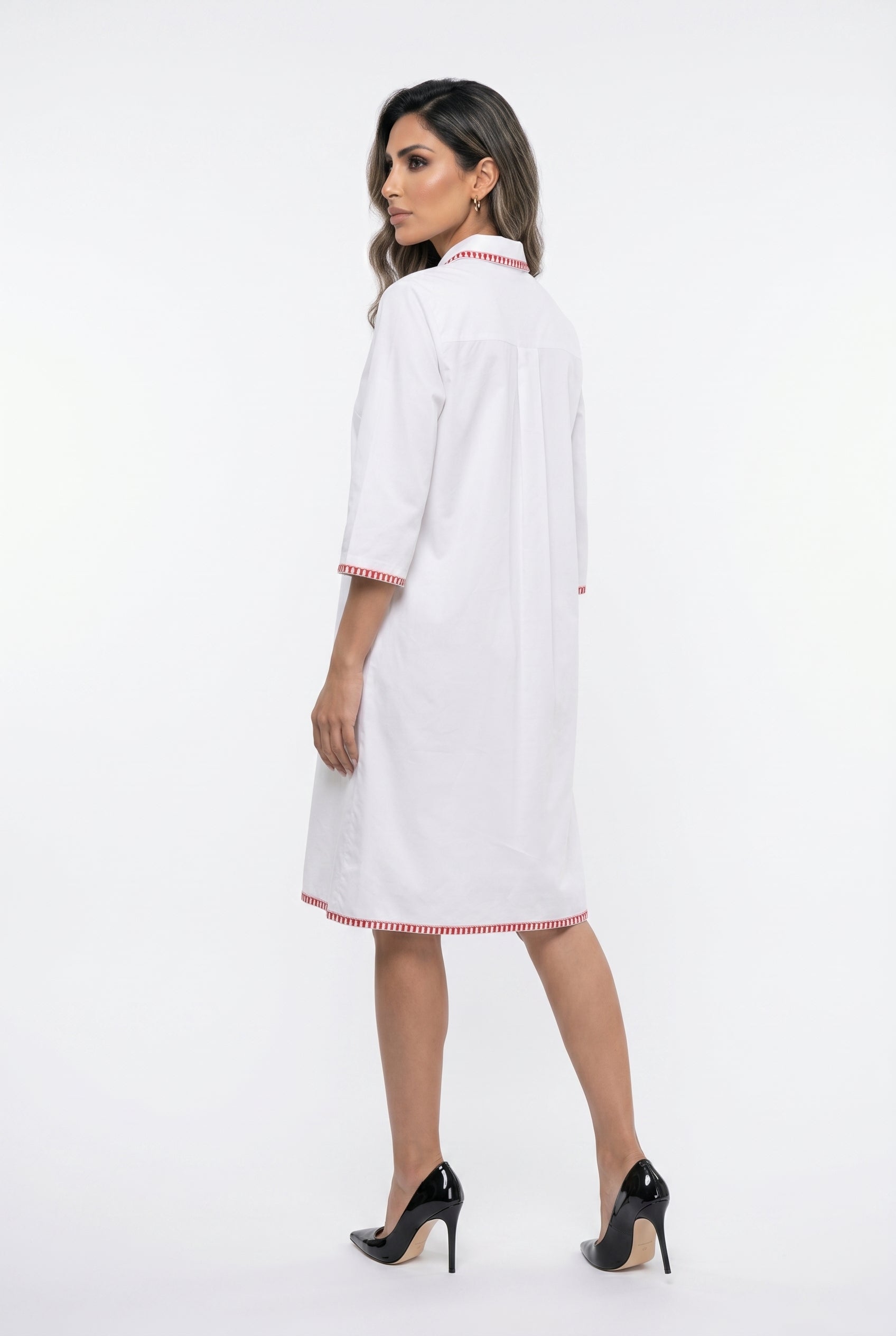 33426 Short Dress - Brown Loft