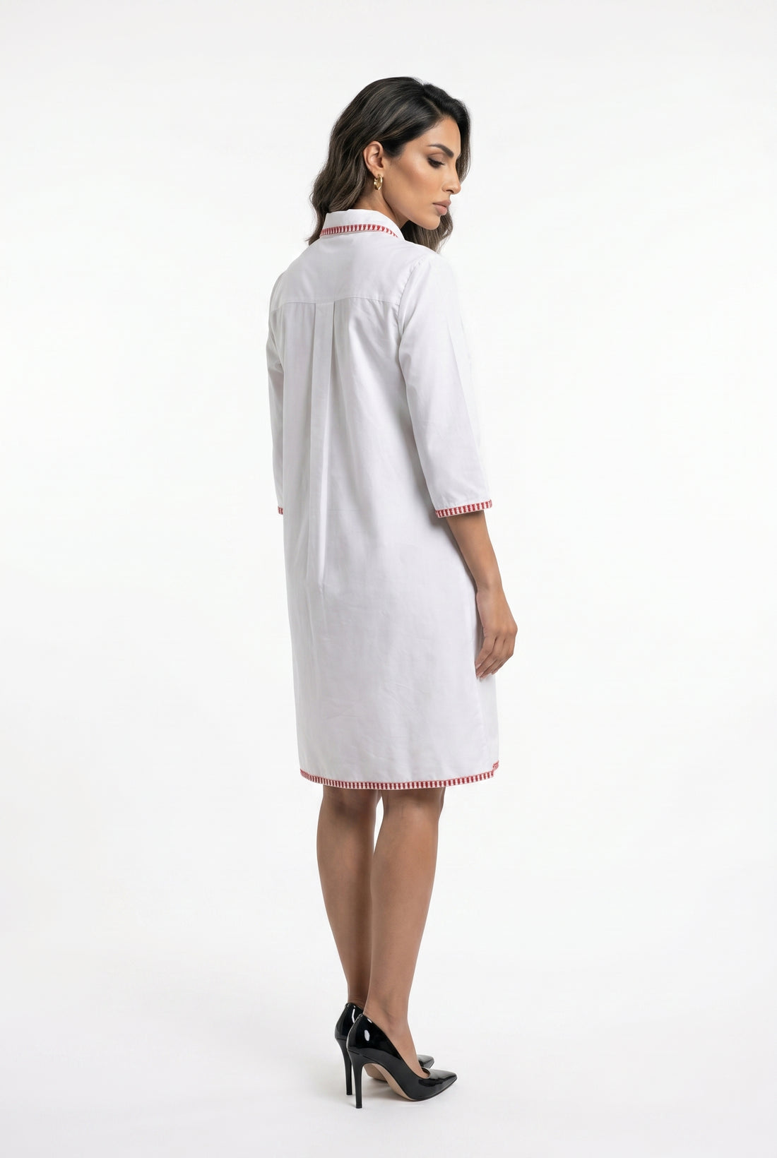 33426 Short Dress - Brown Loft