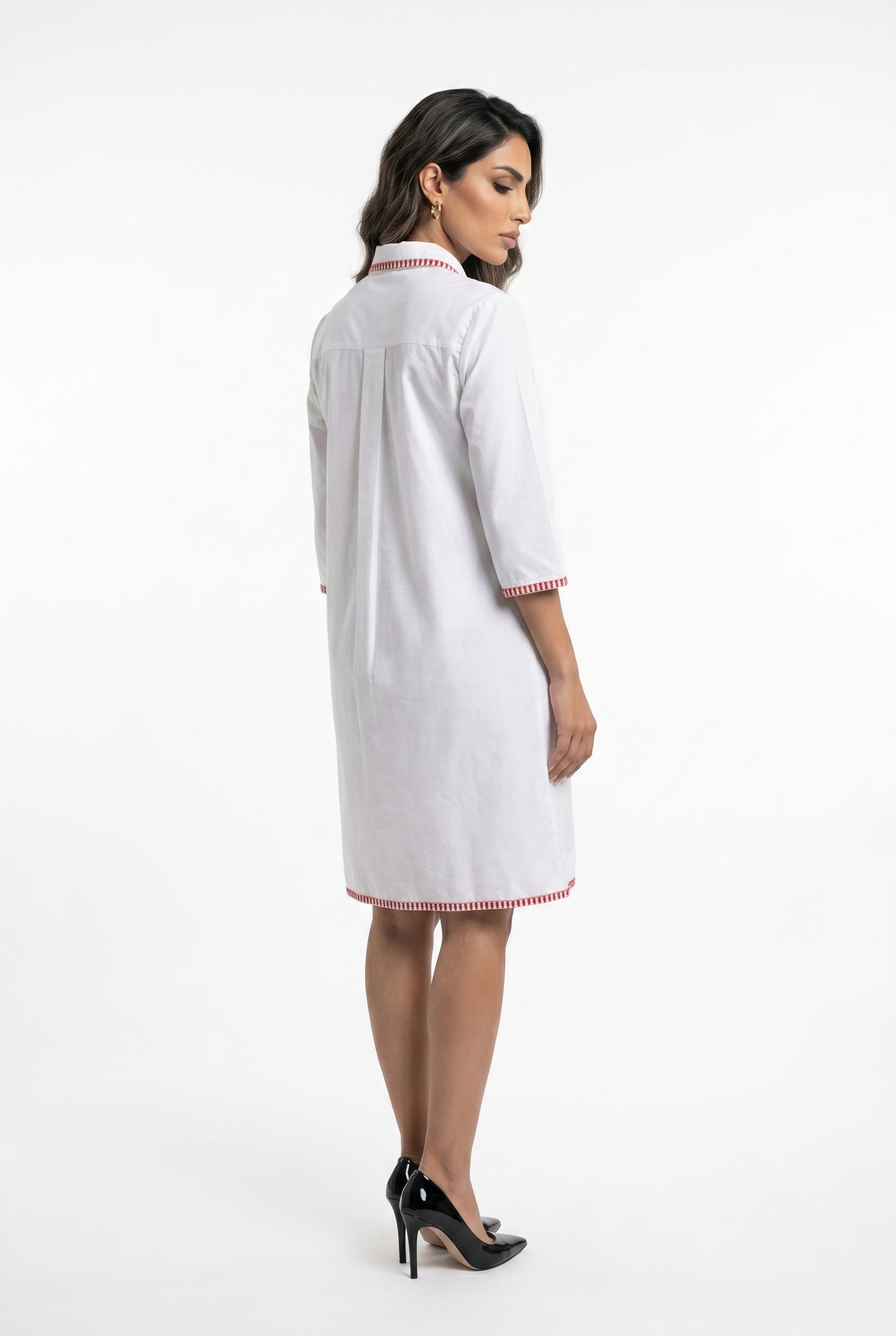 33426 Short Dress - Brown Loft