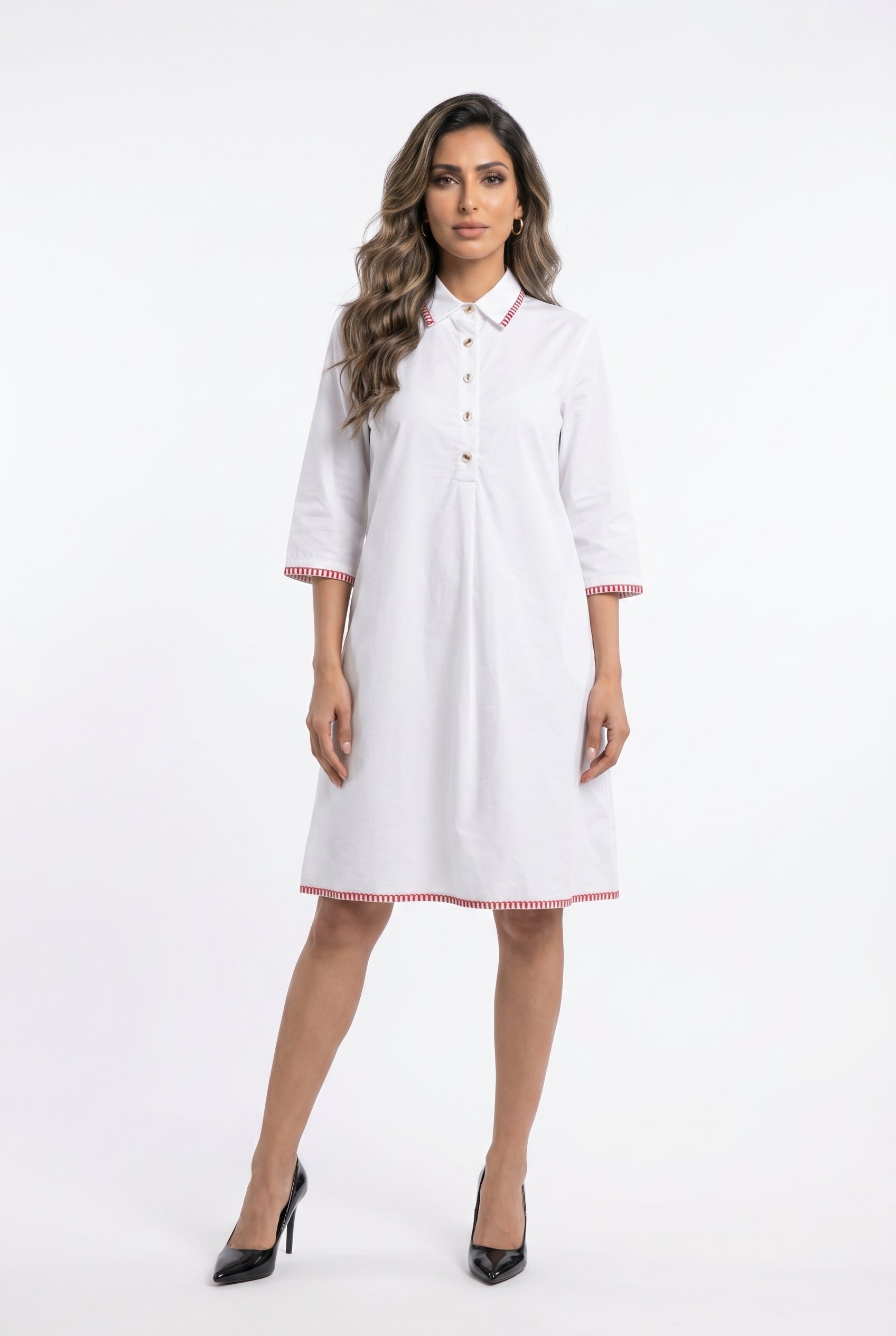 33426 Short Dress - Brown Loft