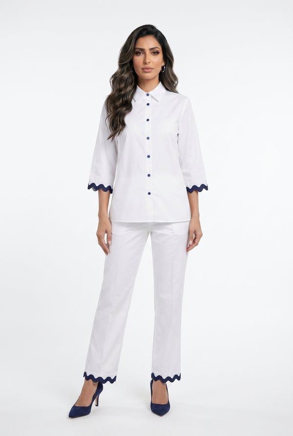 33606 Classic Collared Cotton Shirt