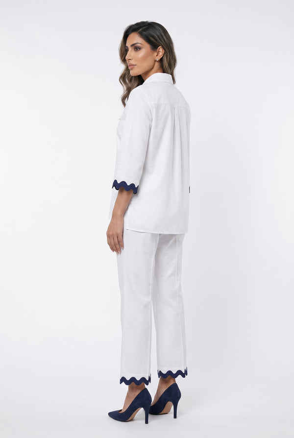 33606 Classic Collared Cotton Shirt