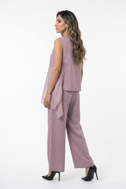 26S-1004 Sleeveless Top - Brown Loft