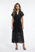 CK08551 Floral Lace Dress - Brown Loft