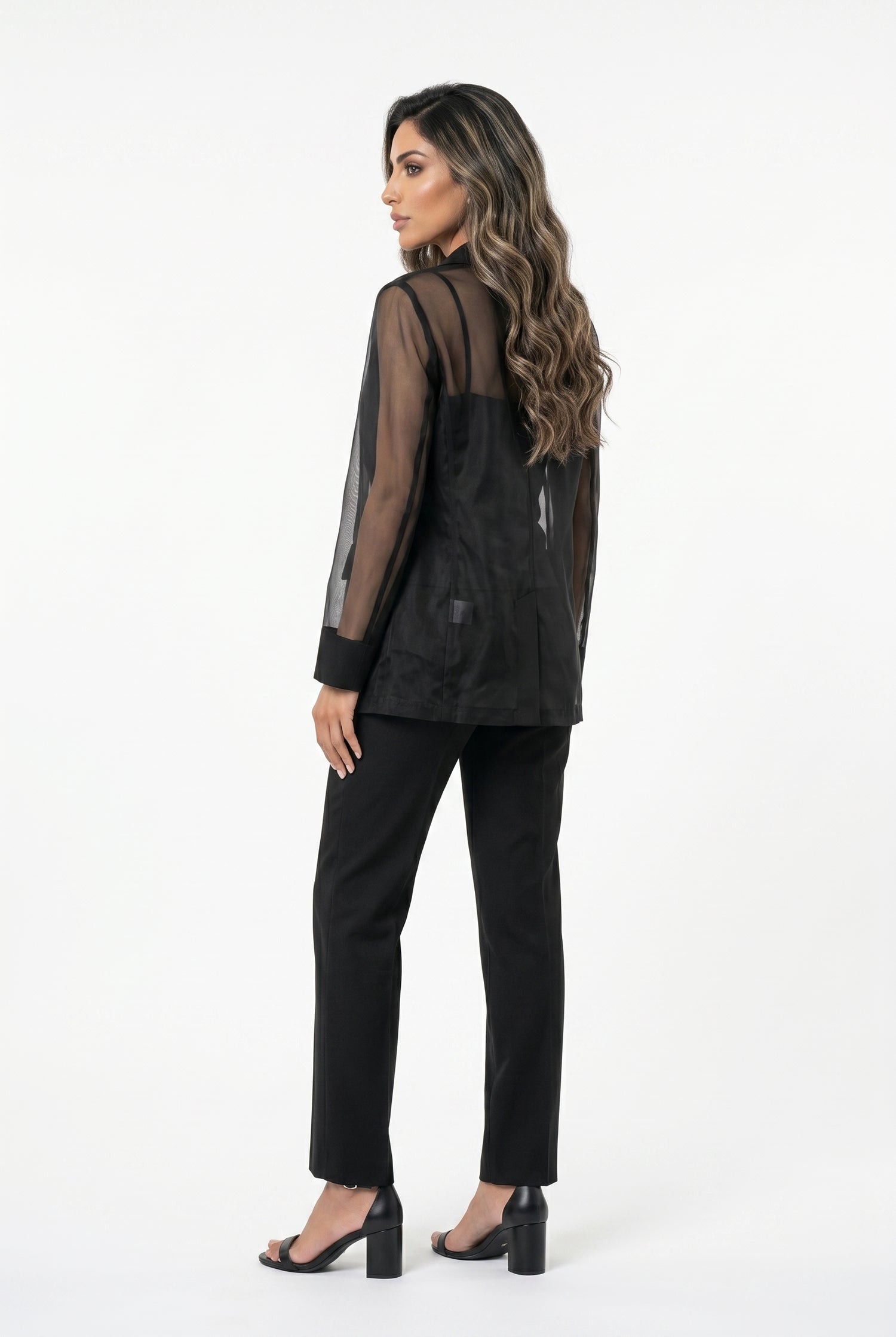 Double Breasted Sheer Jacket 26S-5002