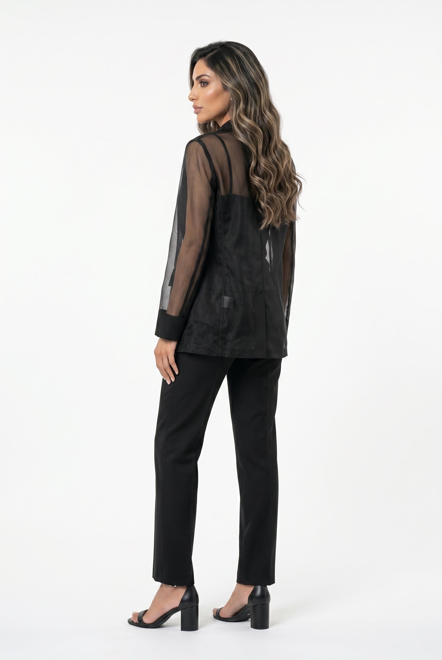 Double Breasted Sheer Jacket 26S-5002