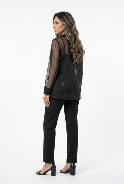 Double Breasted Sheer Jacket 26S-5002