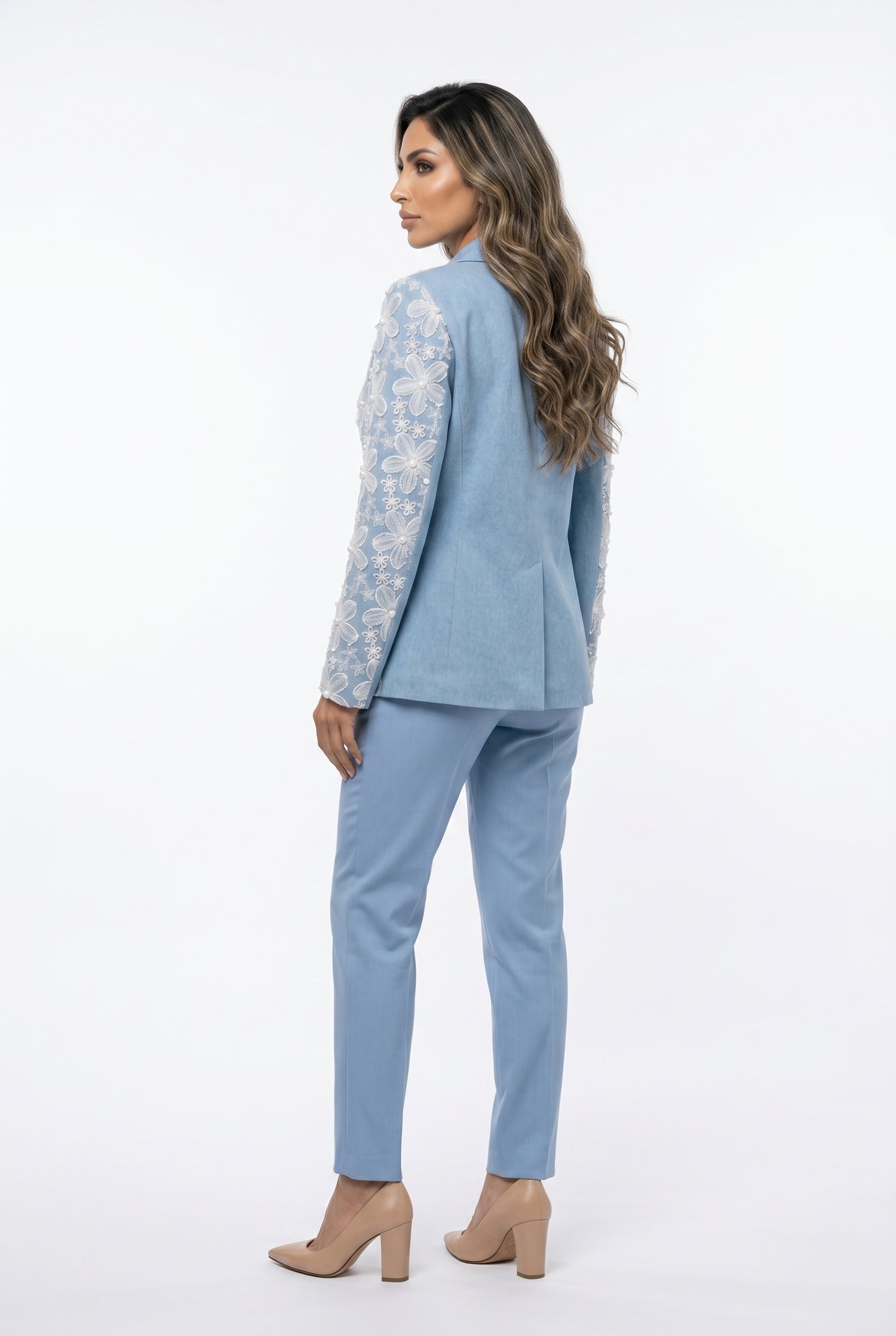 Floral Embroidered Tailored Blazer Dara