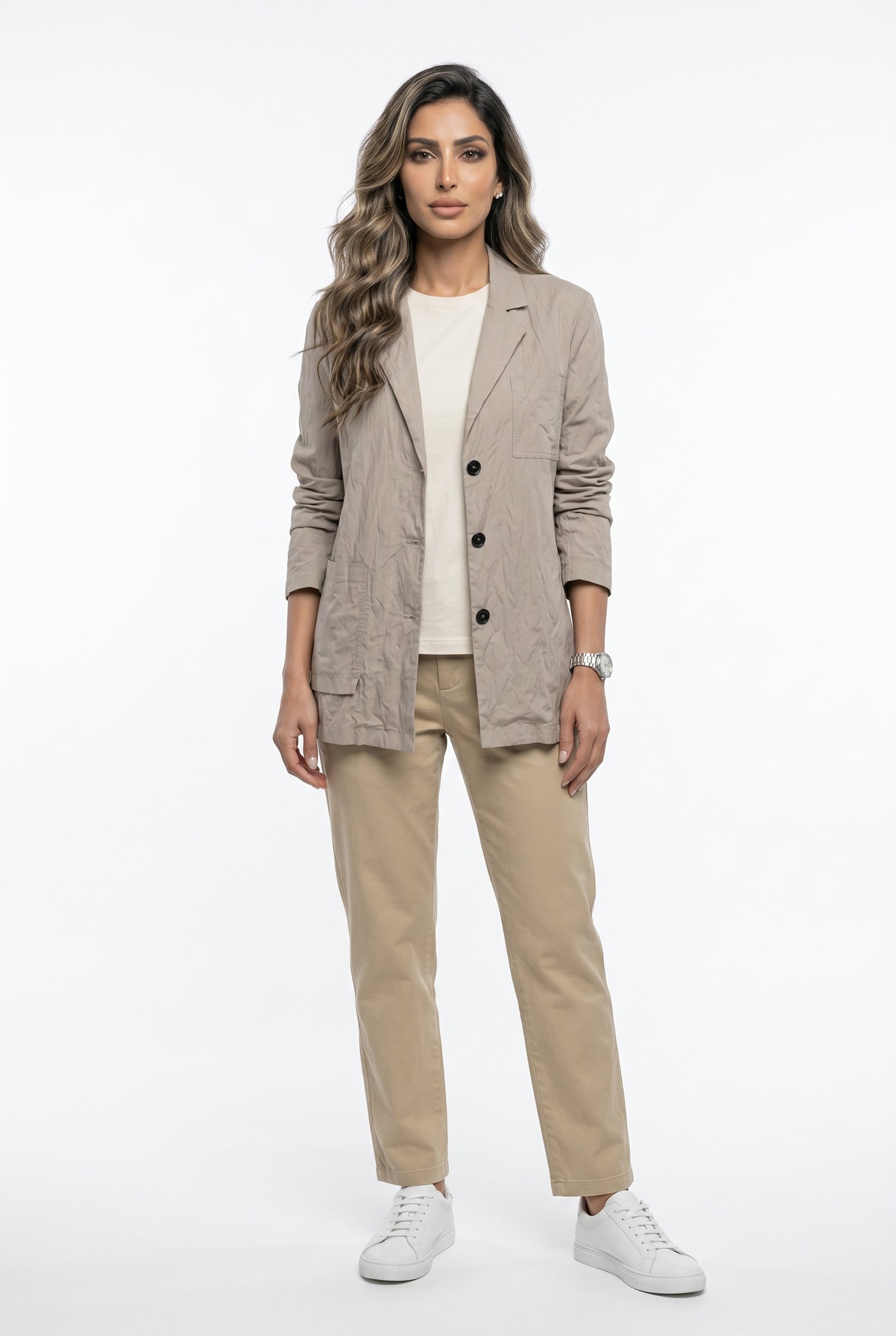 Crinkled Relaxed Jacket 26S-5022