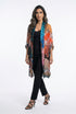 Abstract Print Oversized Kimono 26SS-BC5111 - Brown Loft