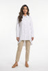 Oversized High Low Shirt 26SS-BZ321 - Brown Loft