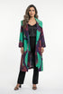 26SS-BZ1116 Ombre Print Statement Coat - Brown Loft