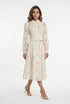 Marine/Yara Crop Cut Shirt and Skirt - Brown Loft