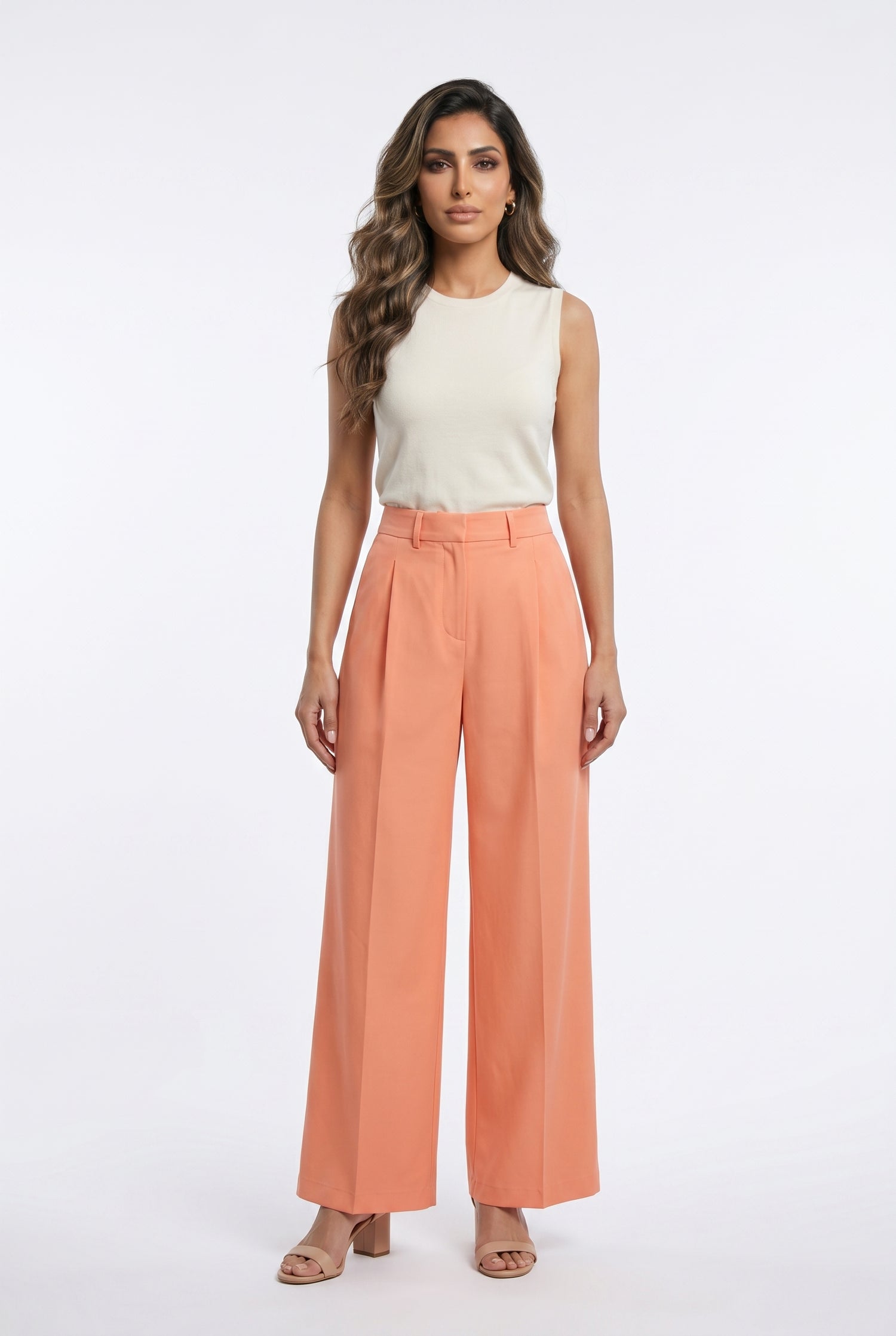 Relaxed Fit Palazzo Pants LS2614038
