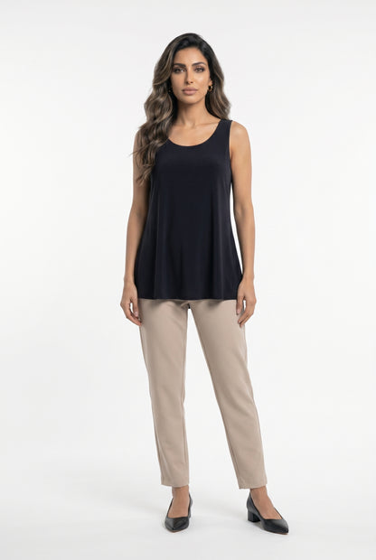 26SS-BZ892 Sleeveless Tank Top - Brown Loft