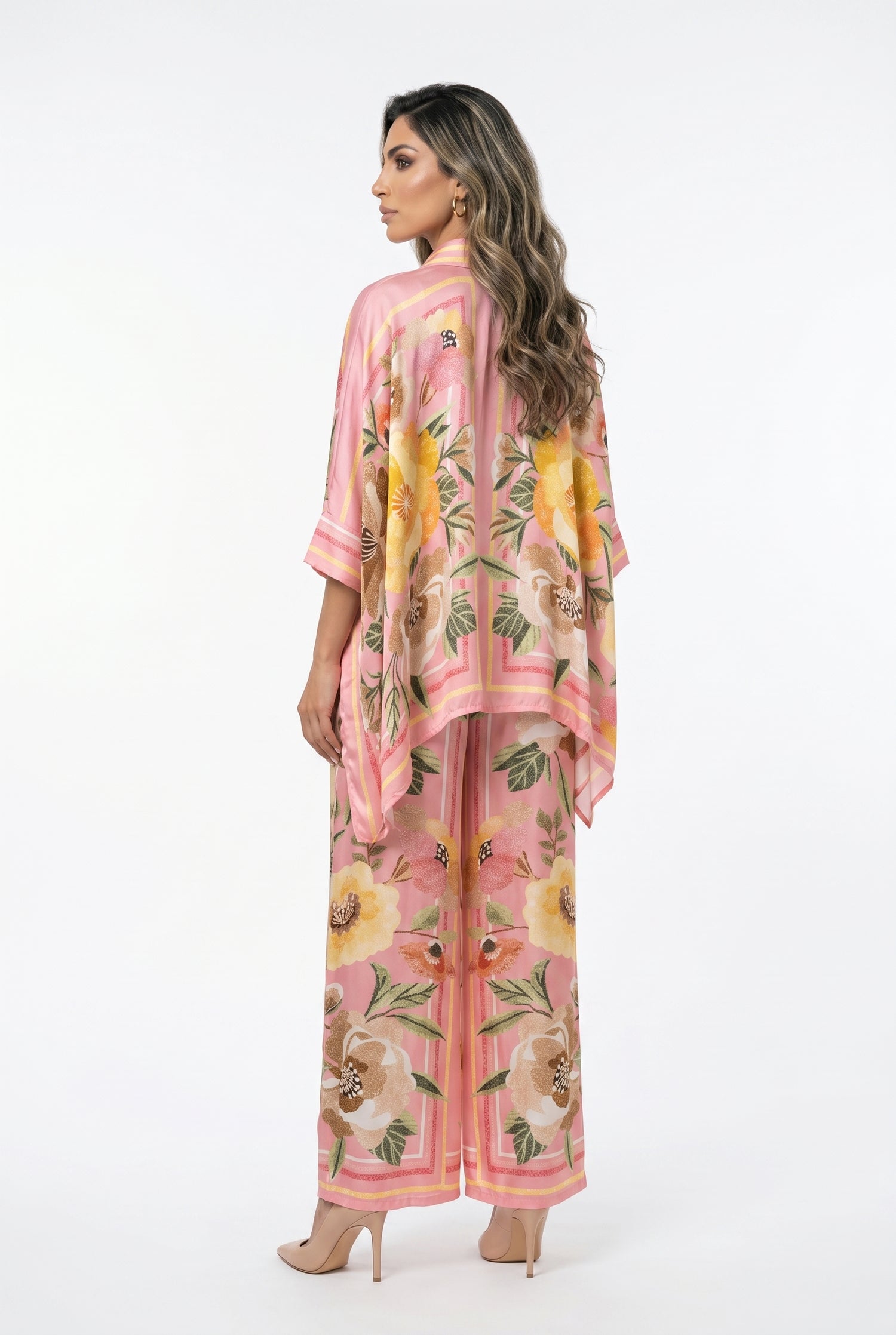 Satin Cape Shirt and Pants KD8871/99VS-2