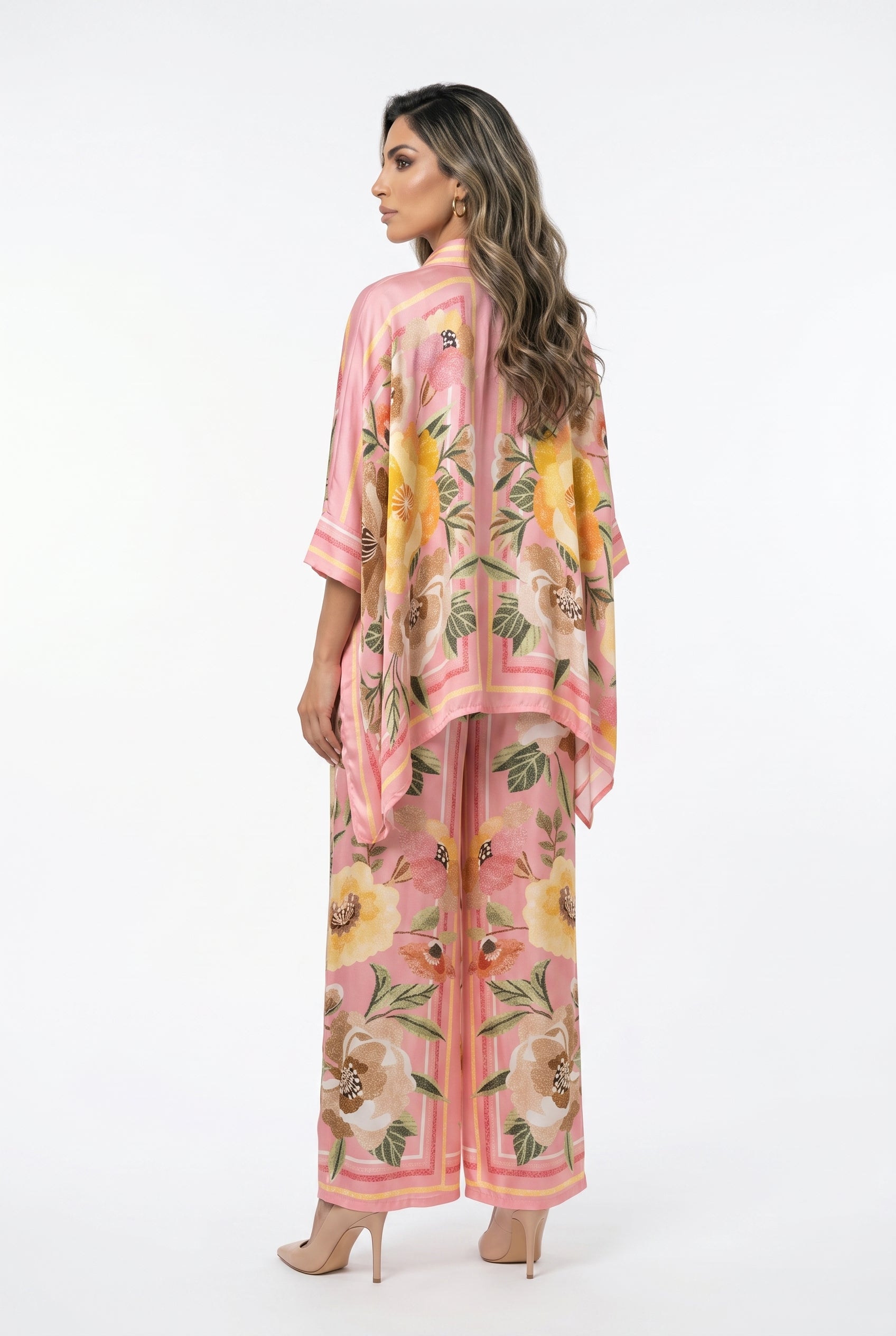 Satin Cape Shirt and Pants KD8871/99VS-2