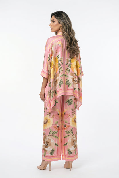 Satin Cape Shirt and Pants KD8871/99VS-2