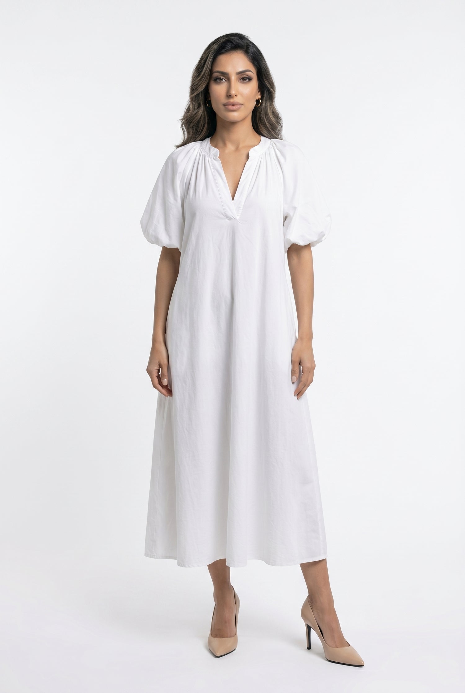 Cotton Poplin Dress DB14389