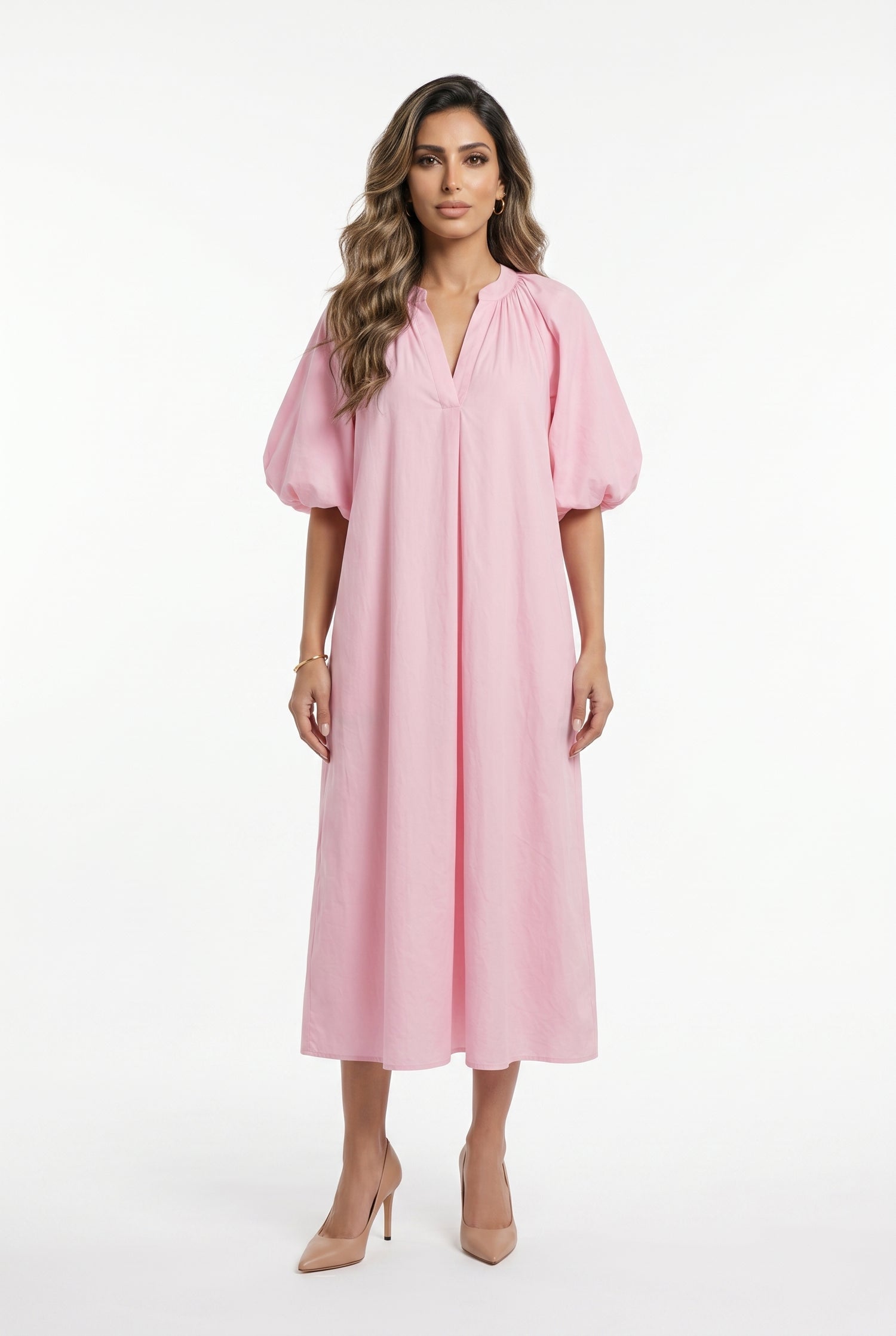 Cotton Poplin Dress DB14389