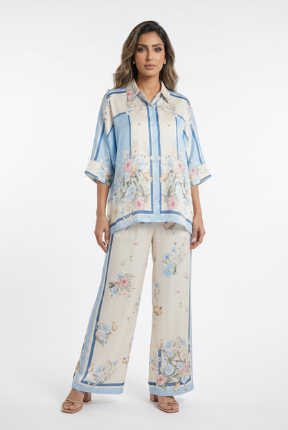 Satin Cape Shirt and Pants KD8871/99VS-6