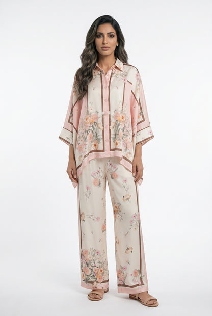 Satin Cape Shirt and Pants KD8871/99VS-6