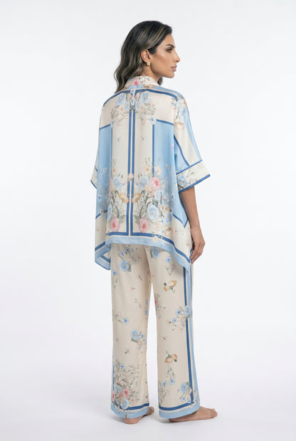 Satin Cape Shirt and Pants KD8871/99VS-6